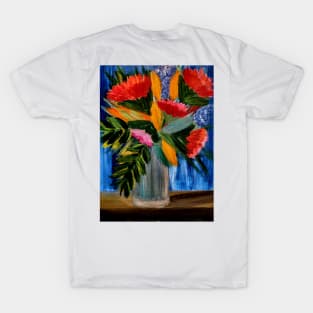 Bright abstract flowers T-Shirt